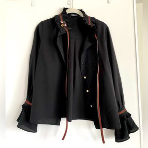 Black blouse, size S